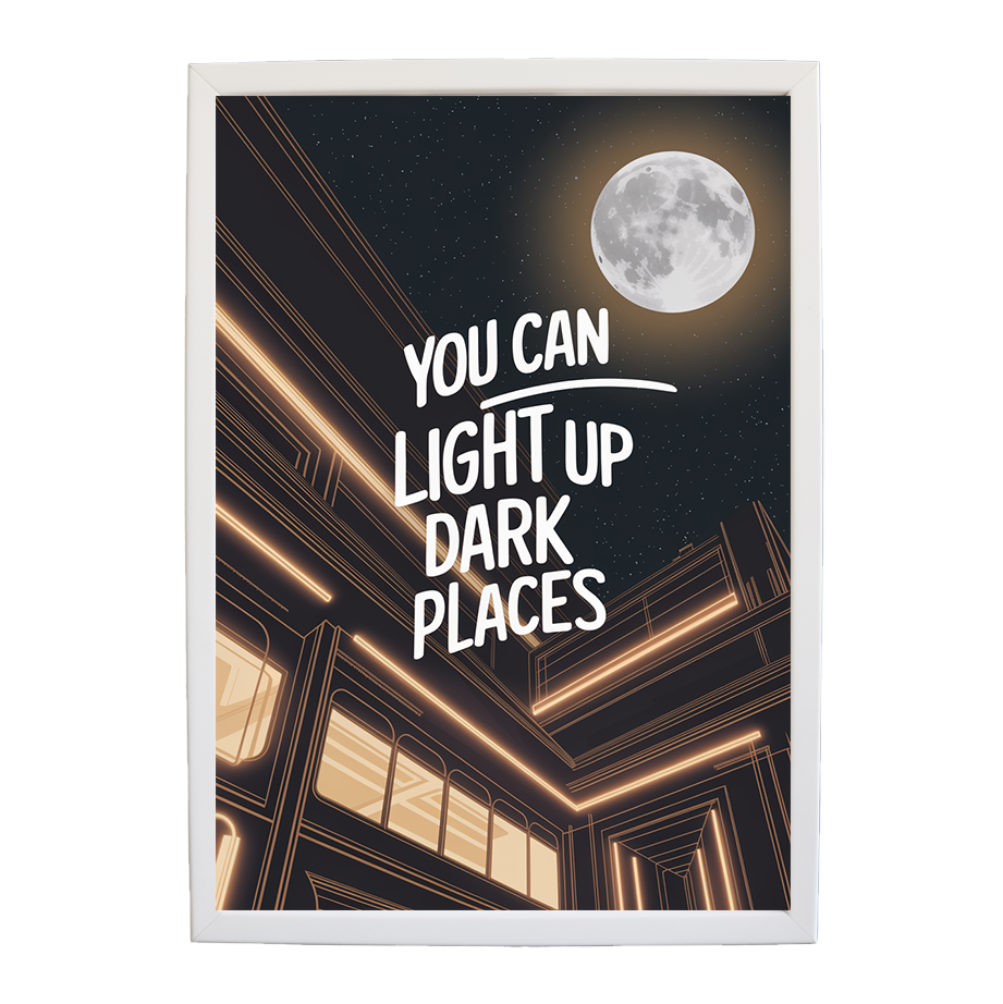 Golden Reflections - You Can Light Up Dark Places (Cyber Glow Series #7)